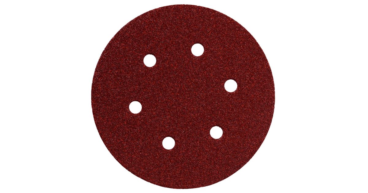 METABO Papel de lija autoadhesivo (25 uds) 150 mm P400, madera y metal, SXE 624027000