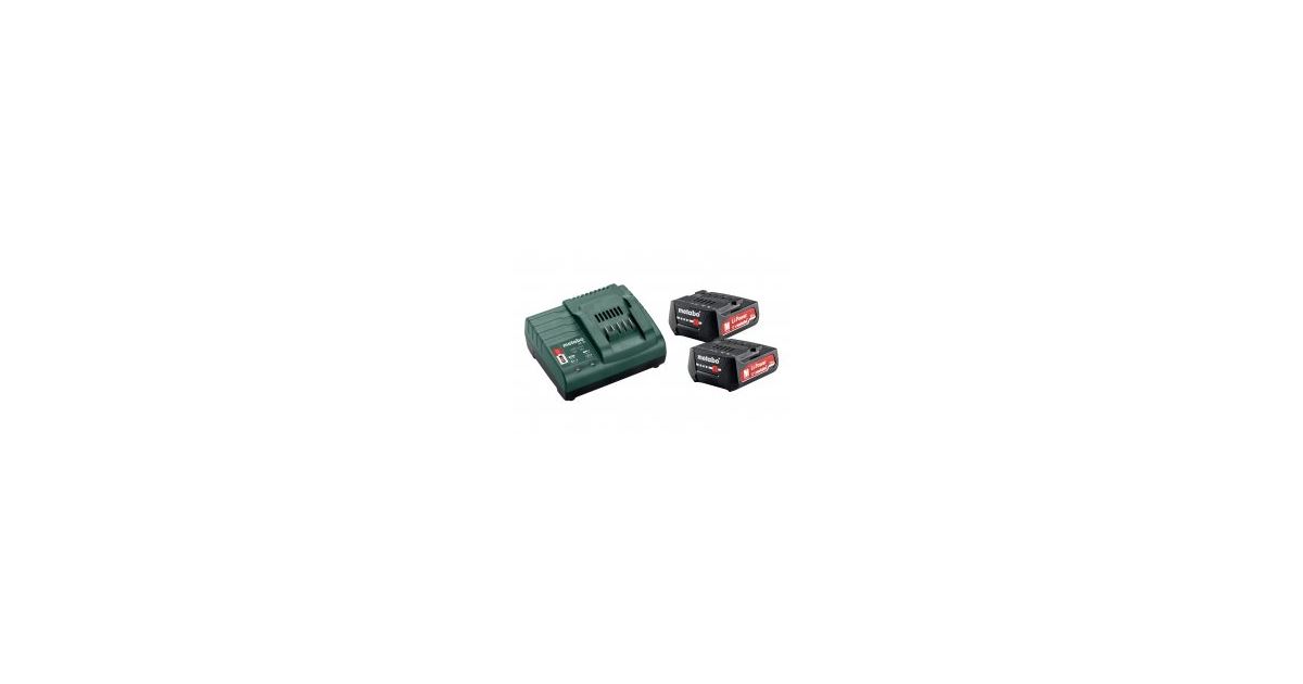 METABO Set básico (cargador + baterías) 12V/ 2 x 2,0 Ah 685300000