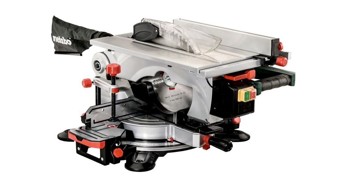 METABO Sierra circular de mesa y ingletadora KGT 305 M