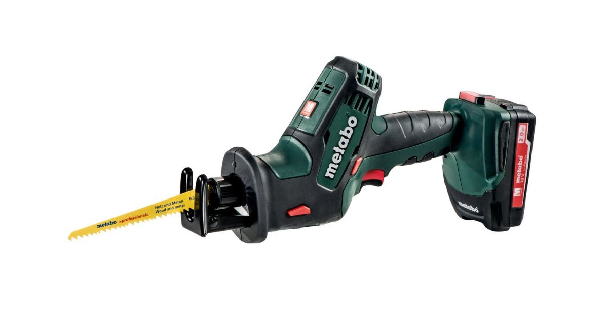 Metabo Sierra trasera inalámbrica SSE 18 LTX Compact 2x2,0 Ah 602266500