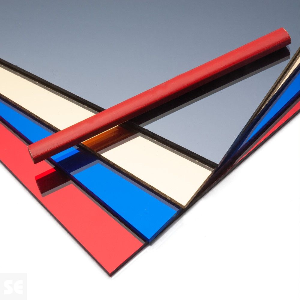 Plancha de metacrilato espejo colores