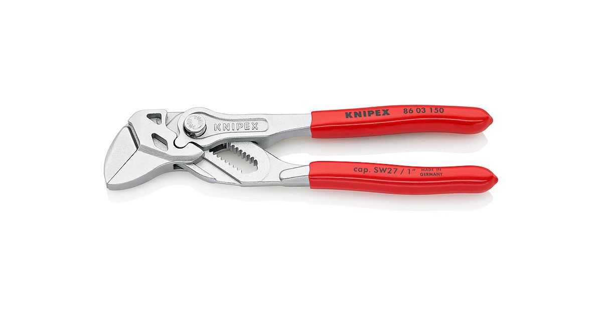 Mini alicate llave KNIPEX cromado, 150 mm 8603150