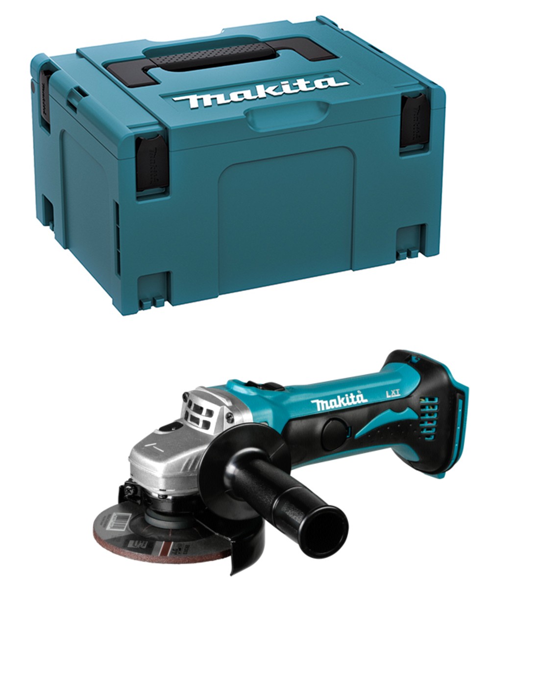 Mini-Amoladora MAKITA DGA452ZJ (Cuerpo solo + MAKPAC 3)