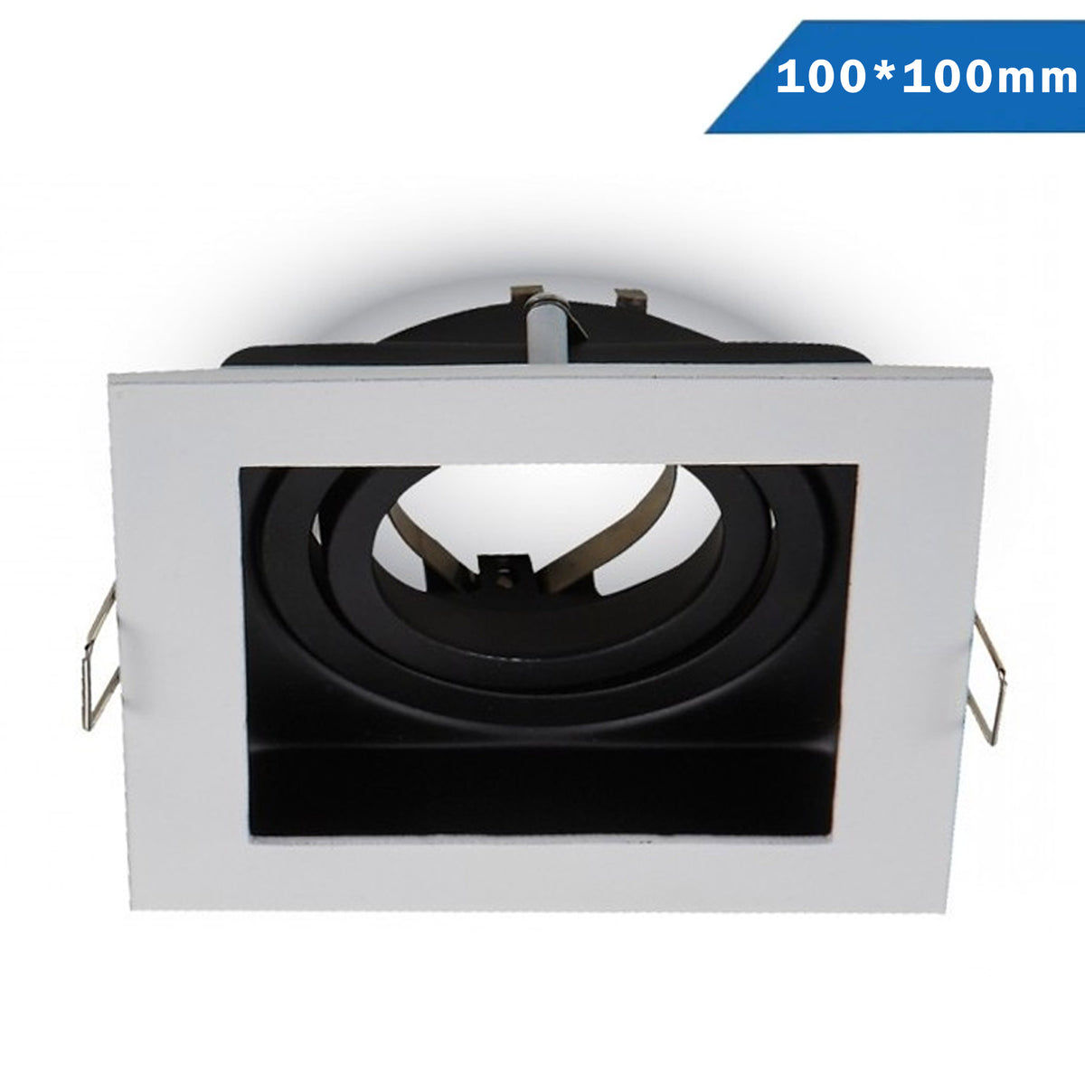 Kardan Empotrable Blanco 1 Luz GU10 100x100mm