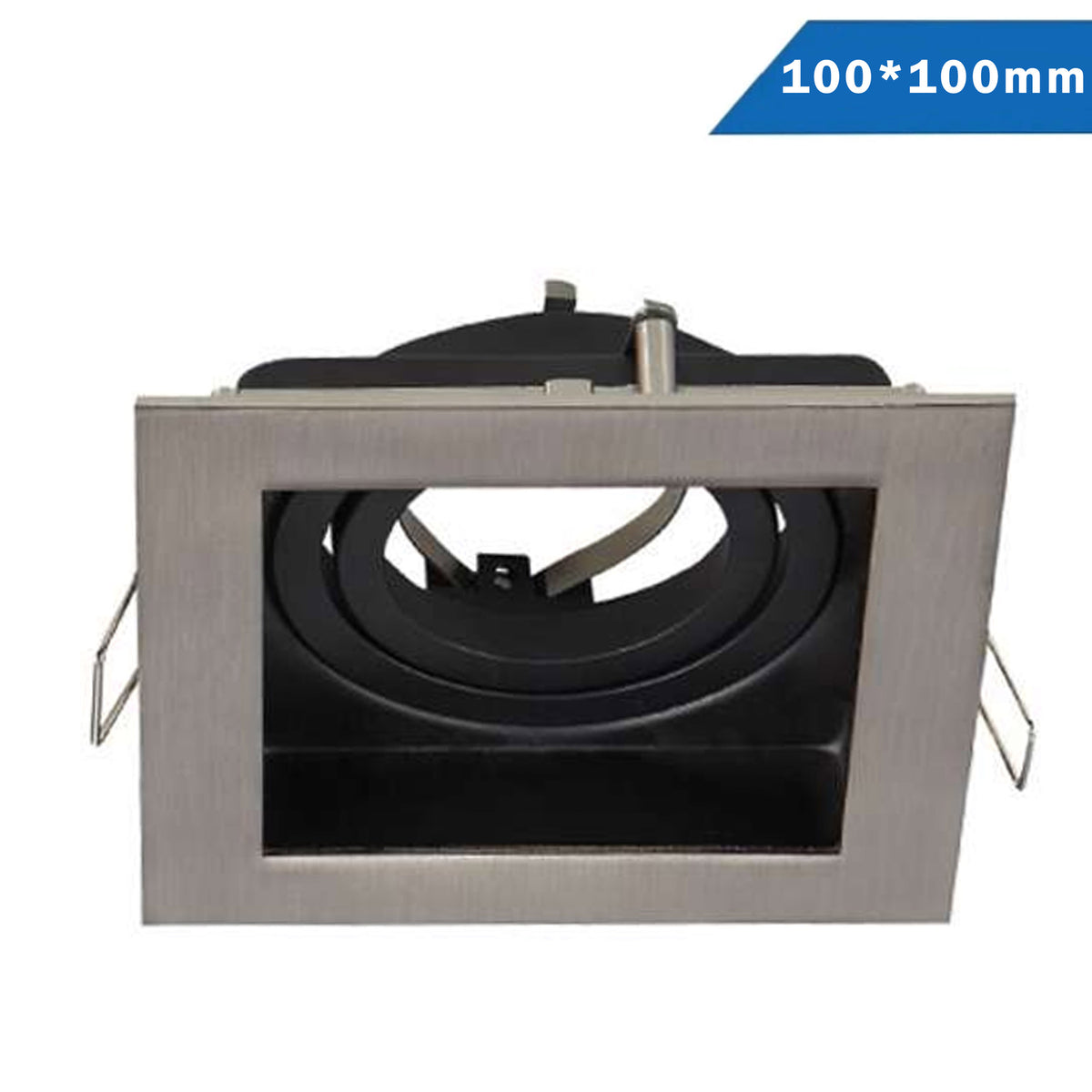 Kardan Empotrable Aluminio 1 Luz GU10 100x100mm