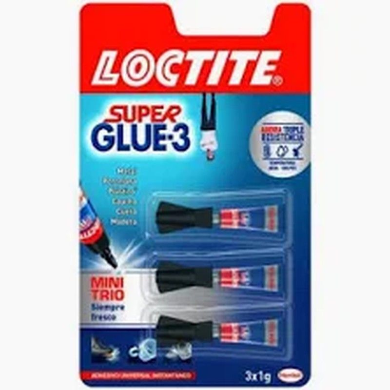 Adhesivo Super Glue Mini Trio 3x1 Gramos Loctite