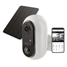 muvit iO cámara con batería Exterior WiFi Full HD 1080P + Panel solar 3W