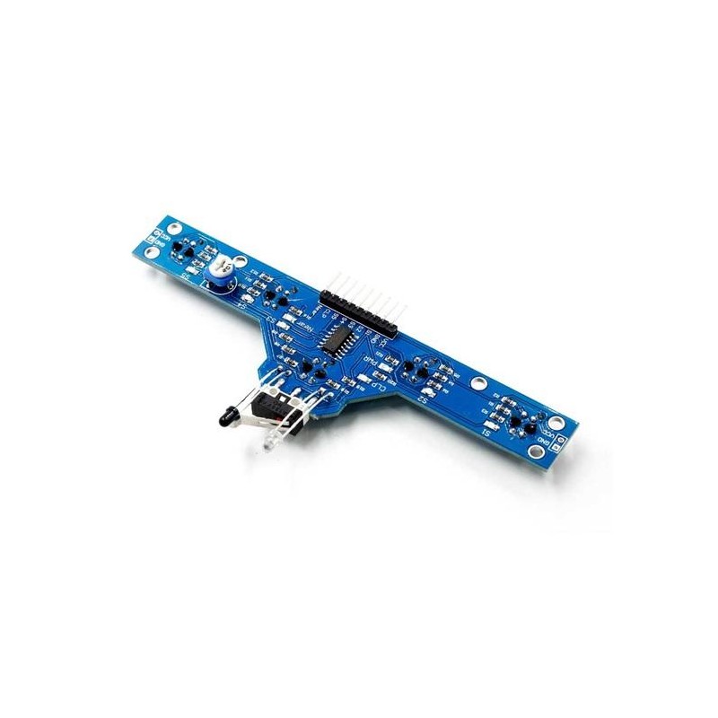 Módulo BFD-1000 Seguidor de Líneas TCRT5000 de 5 canales y sensor de distancia IR