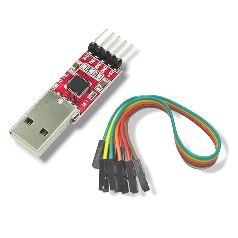 Módulo CP2102 conversor USB 2.0 a serial TTL con cables