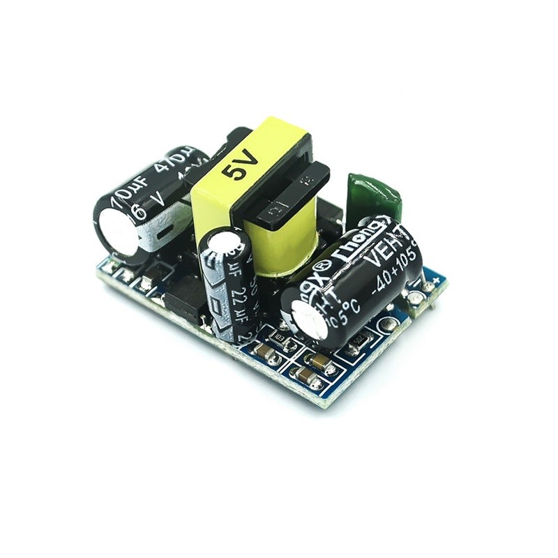 Módulo fuente de alimentación convertidor de bajada para Arduino AC-DC 5V 700 mA 3,5 W