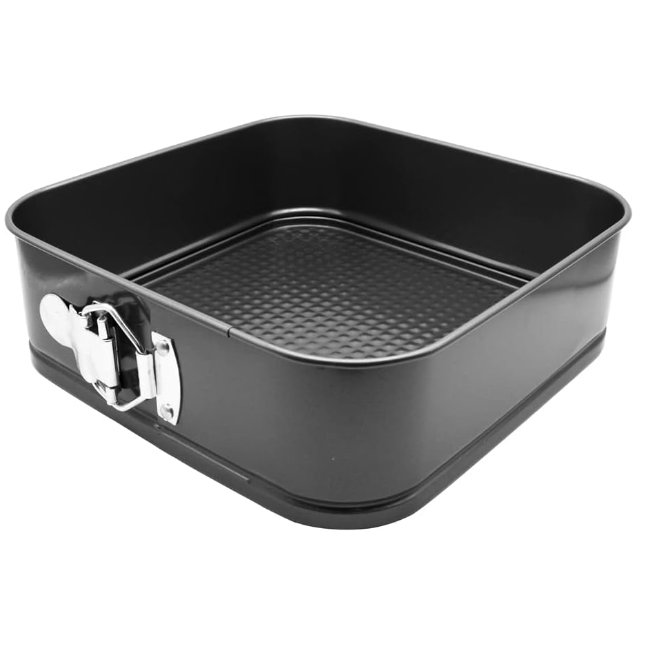 Molde Para Horno Cuadrado Clip-Clap Desmontable 24 Cm Negro