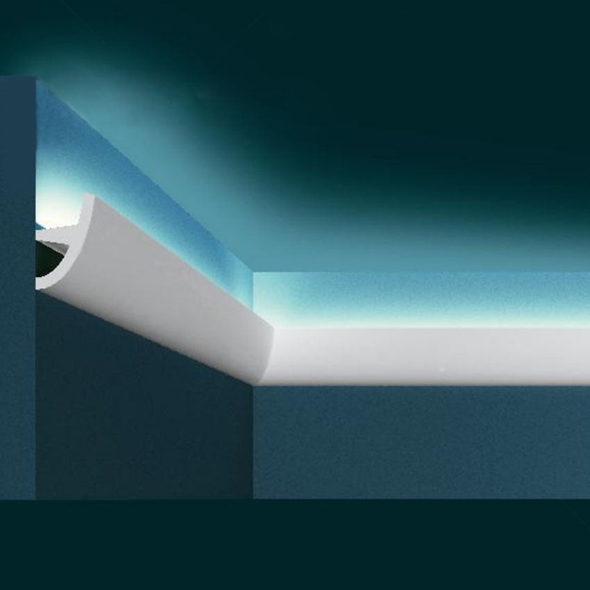 Moldura Redondeada Grande TVD-004 200 x 8 x 5 cm Indirecta