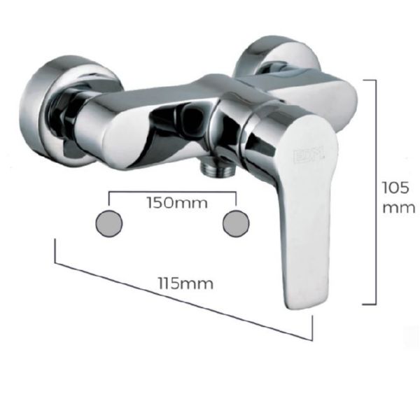 MONOMANDO DUCHA MOD. EXCELENCE