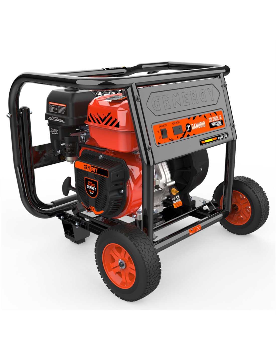 GENERGY Motobomba Gasolina Danubio 30.000 L/H 95 Mts Arranque Manual