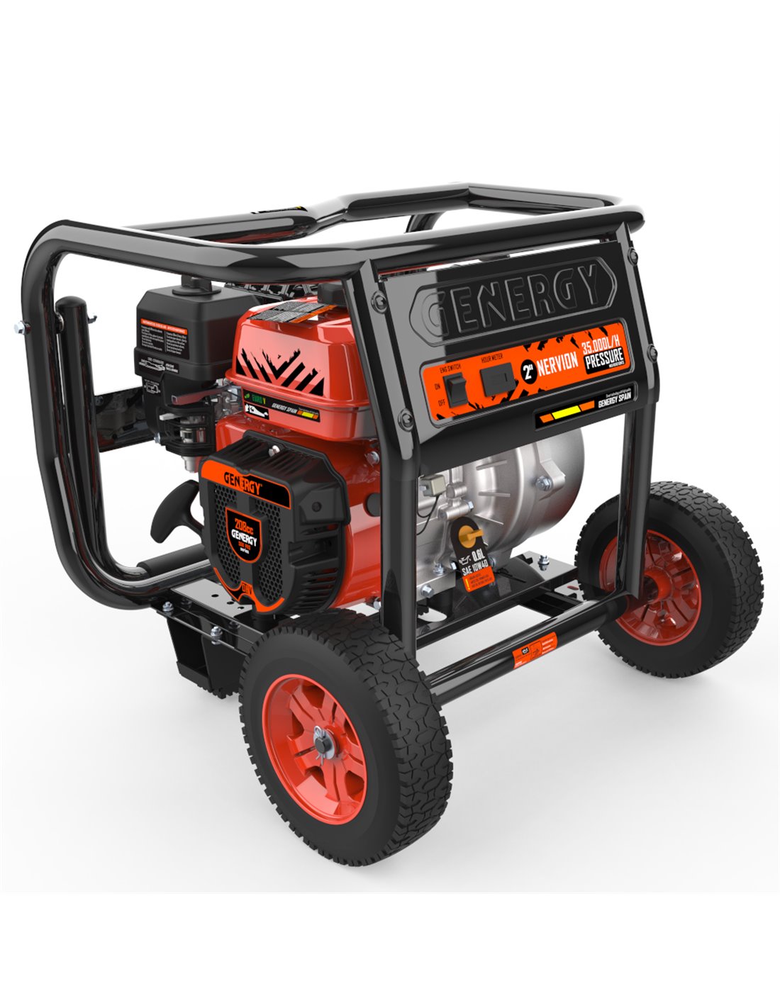 GENERGY Motobomba Gasolina Nervión 35.000 L/H 50 Mts Arranque Manual