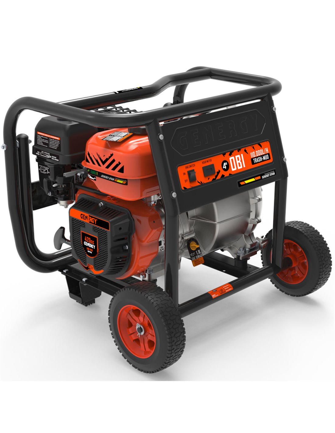 GENERGY Motobomba Gasolina Obi 110.000 L/H 30 Mts Arranque Manual