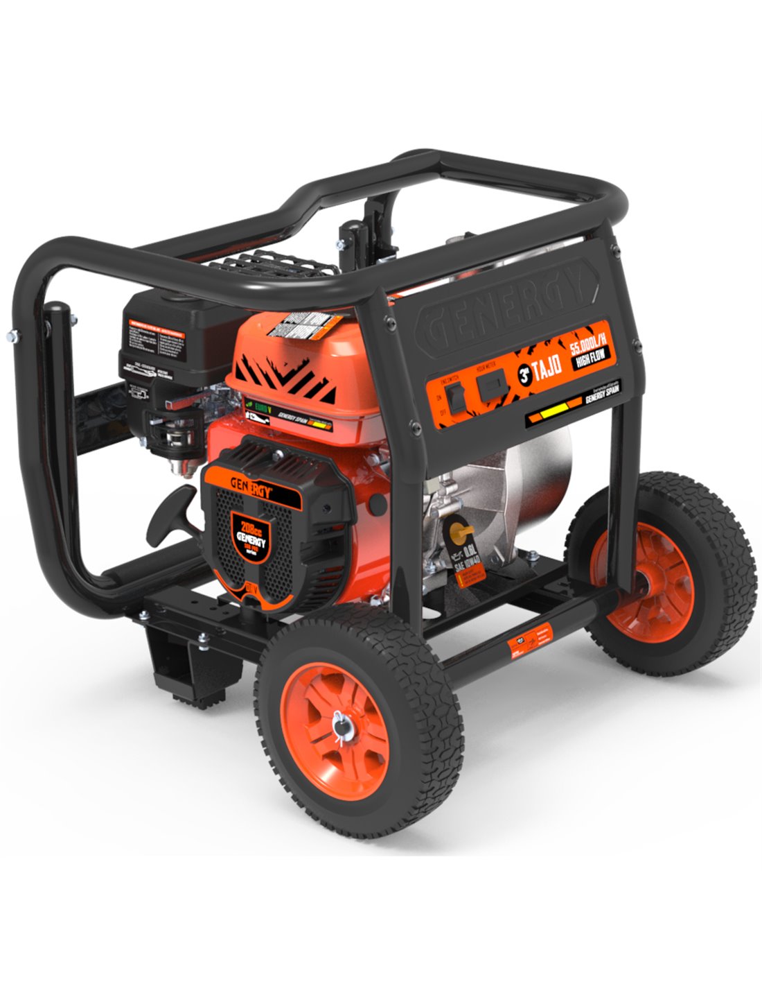 GENERGY Motobomba Gasolina Tajo 55.000 L/H 30 Mts Arranque Manual