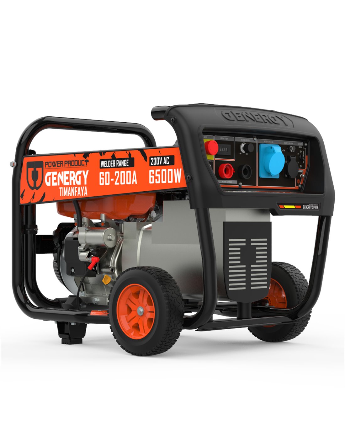 GENERGY Motosoldadora Timanfaya 6500W 200A Arranque Eléctrico