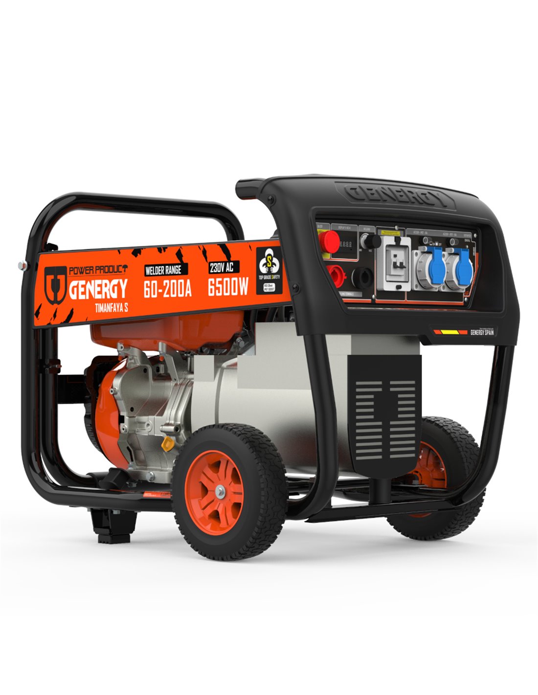 GENERGY Motosoldadora Timanfaya-S 6500W 200A Arranque Manual