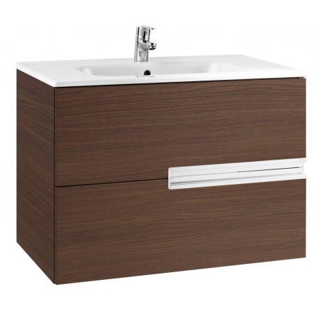 Mueble base de 2 cajones + lavabo Unik VICTORIA-N - ROCA