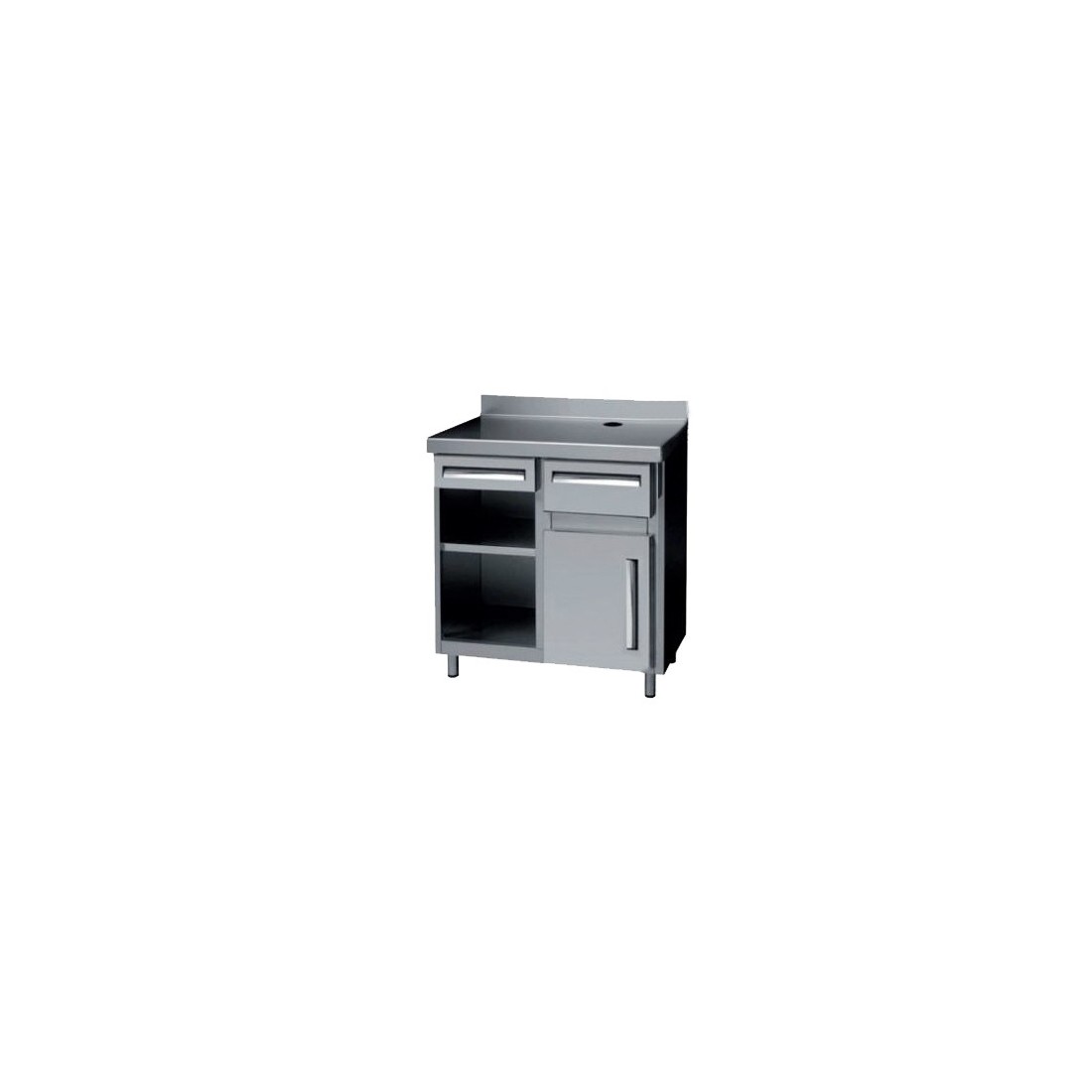 Mueble cafetero MCA-100-0 1000x600mm Con Tolva