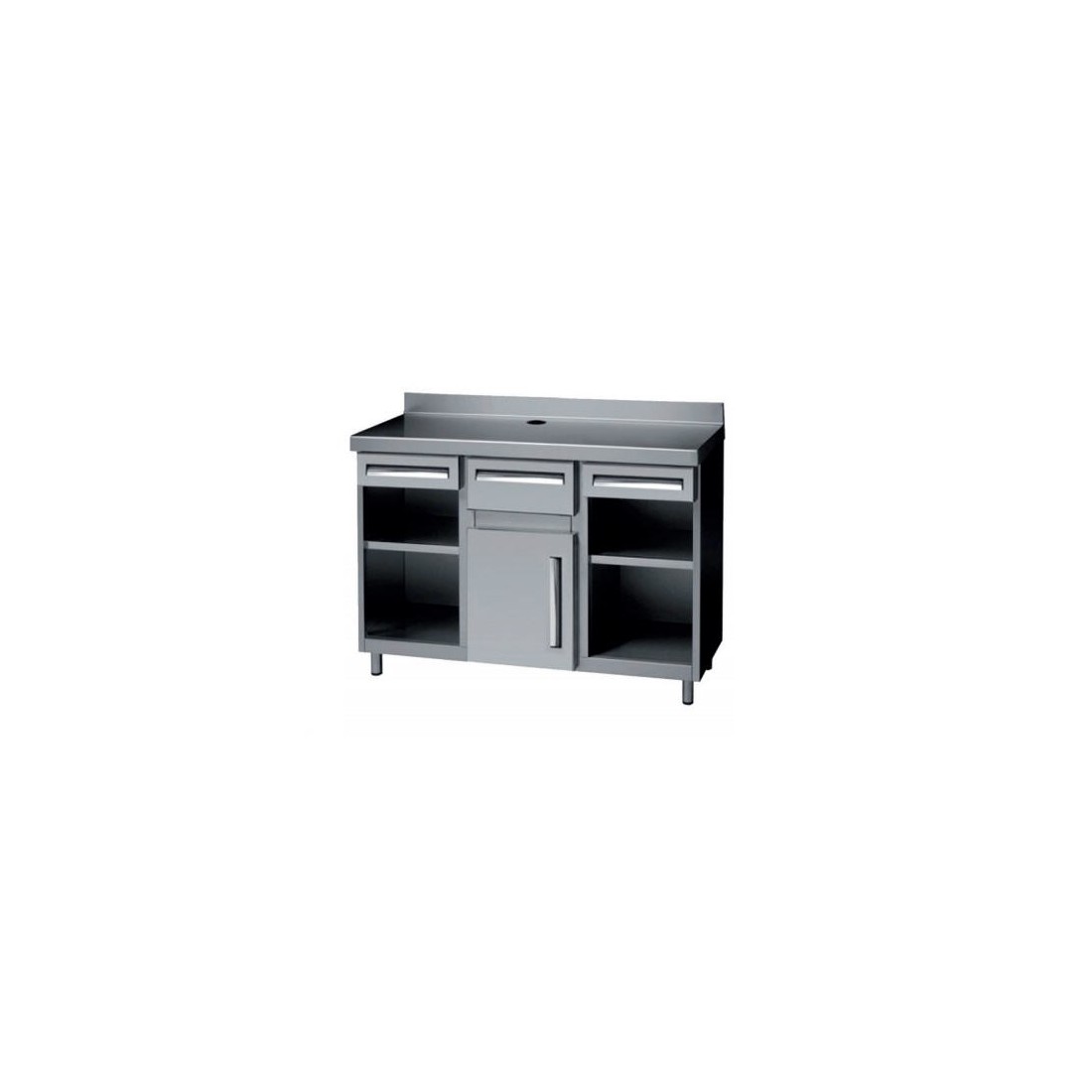 Mueble cafetero MCA-250-0 2550x600mm Con Tolva