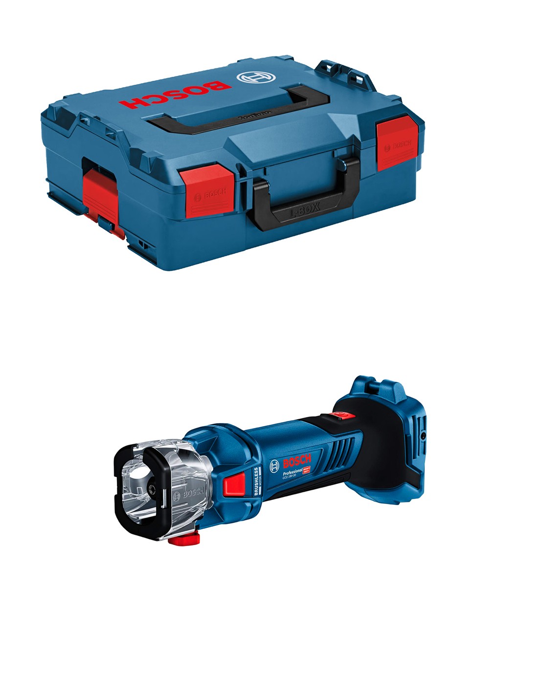 Multi-Herramienta BOSCH GCU 18V-30 (Cuerpo solo + L-Boxx 136)