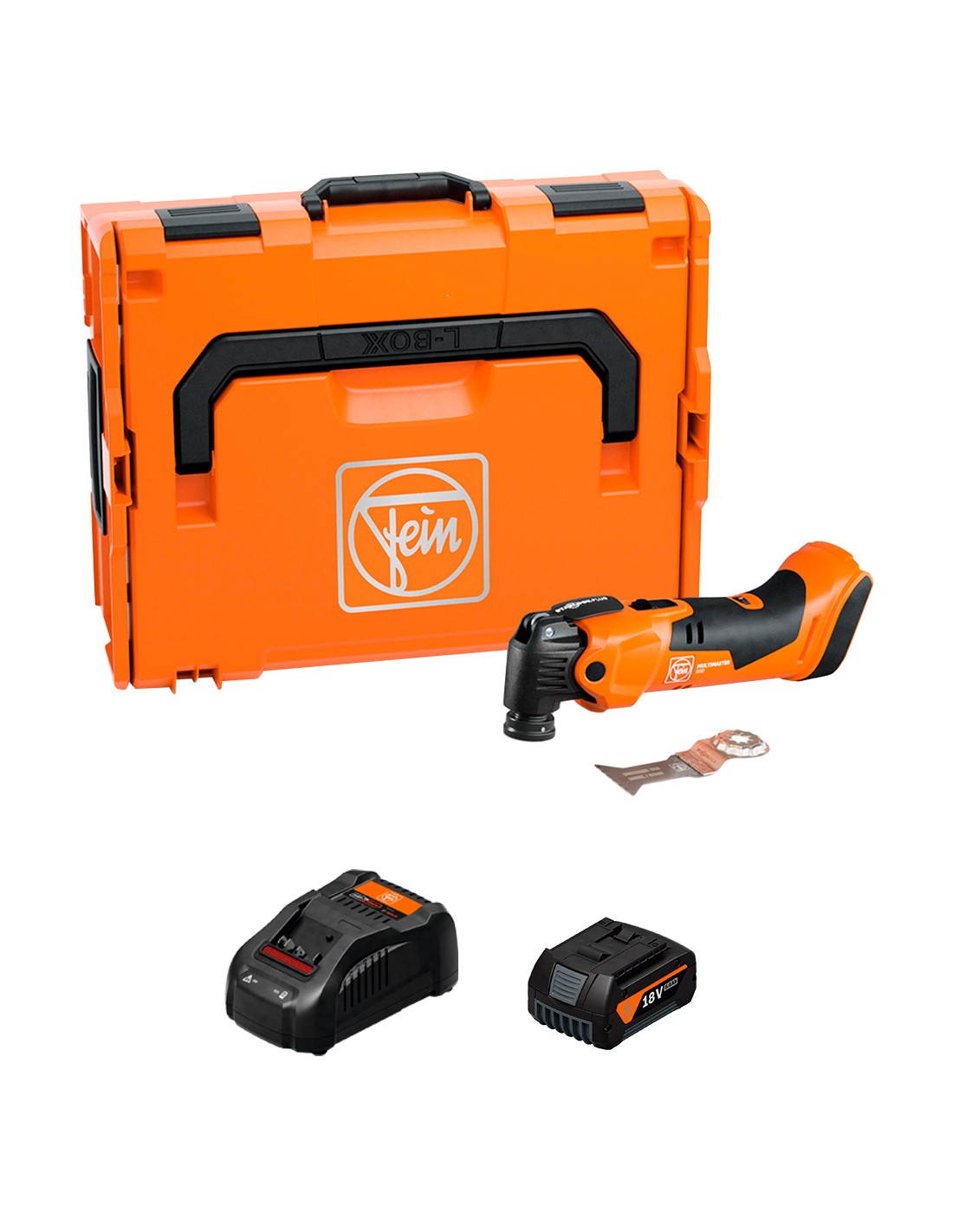 Multi-Herramienta FEIN MULTIMASTER AMM 500 PLUS AS (1 x 5,0 Ah + GAL1880CV + L-Boxx 136)