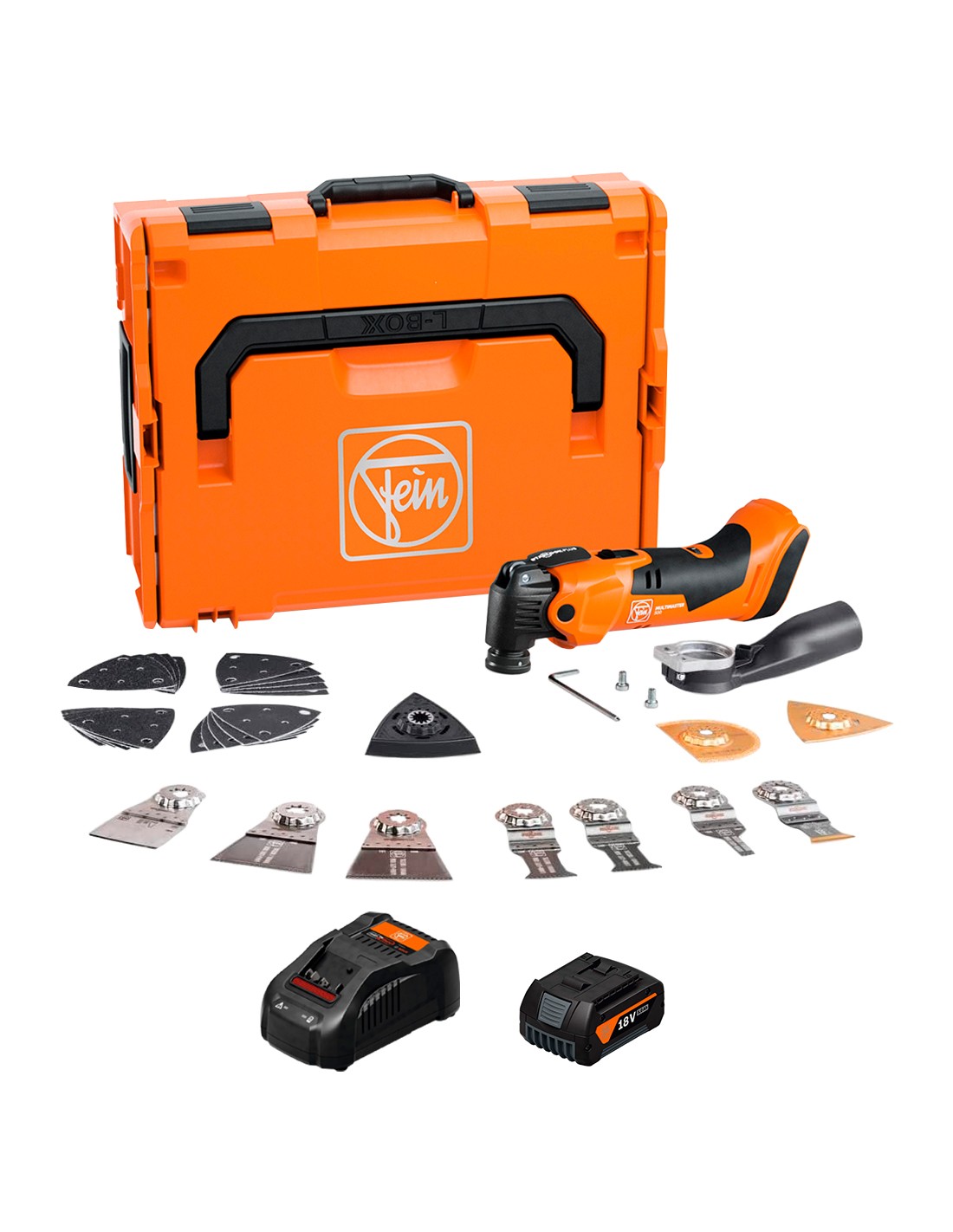 Multi-Herramienta FEIN MULTIMASTER AMM 500 PLUS TOP AS (1 x 5,0 Ah + GAL1880CV + L-Boxx 136)