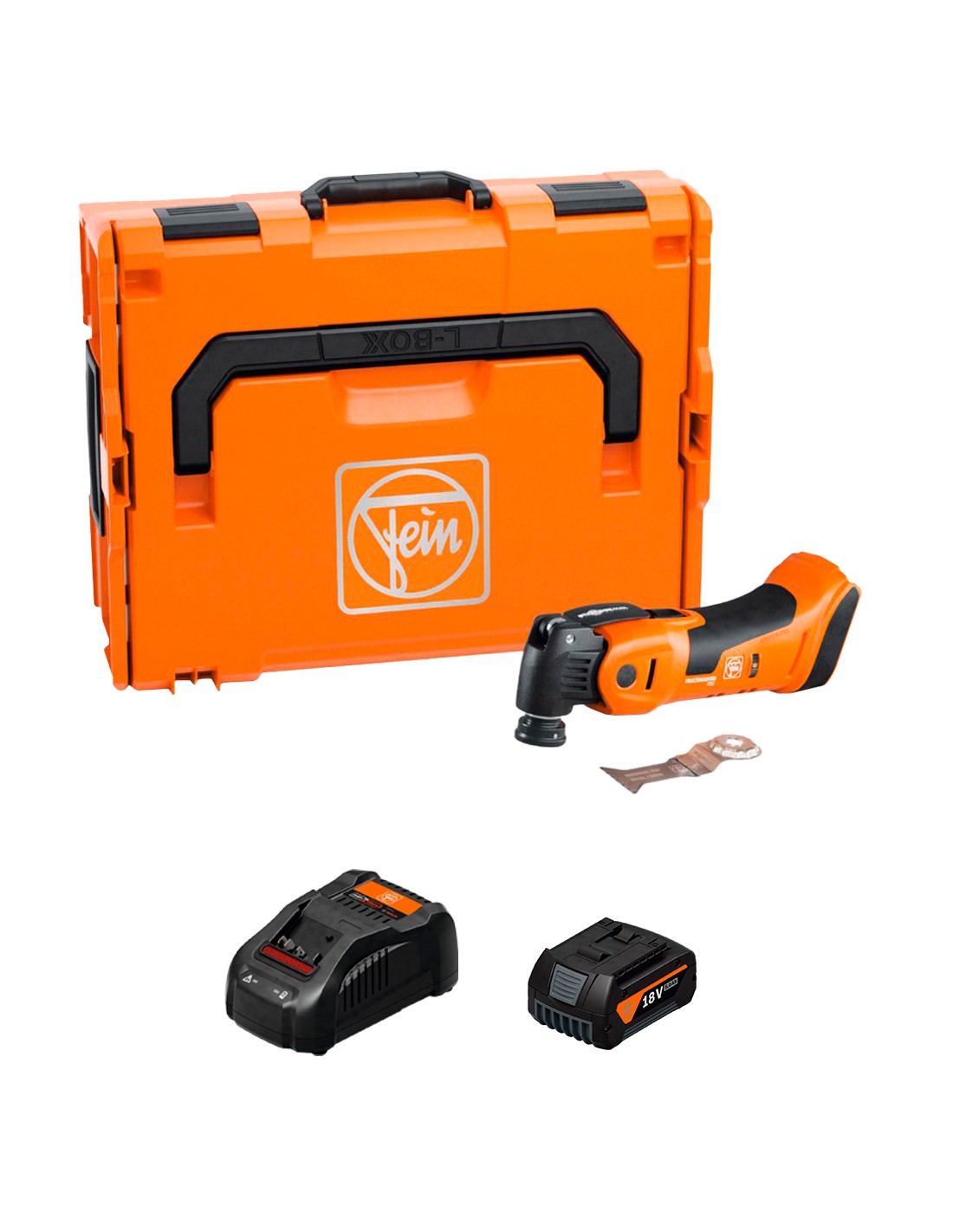 Multi-Herramienta FEIN MULTIMASTER AMM 700 MAX AS (1 x 5,0 Ah + GAL1880CV + L-Boxx 136)