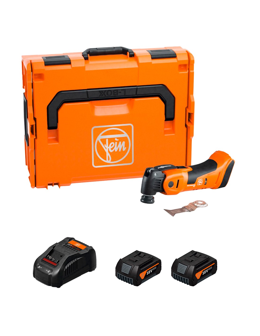 Multi-Herramienta FEIN MULTIMASTER AMM 700 MAX AS (2 x 5,0 Ah + GAL1880CV + L-Boxx 136)