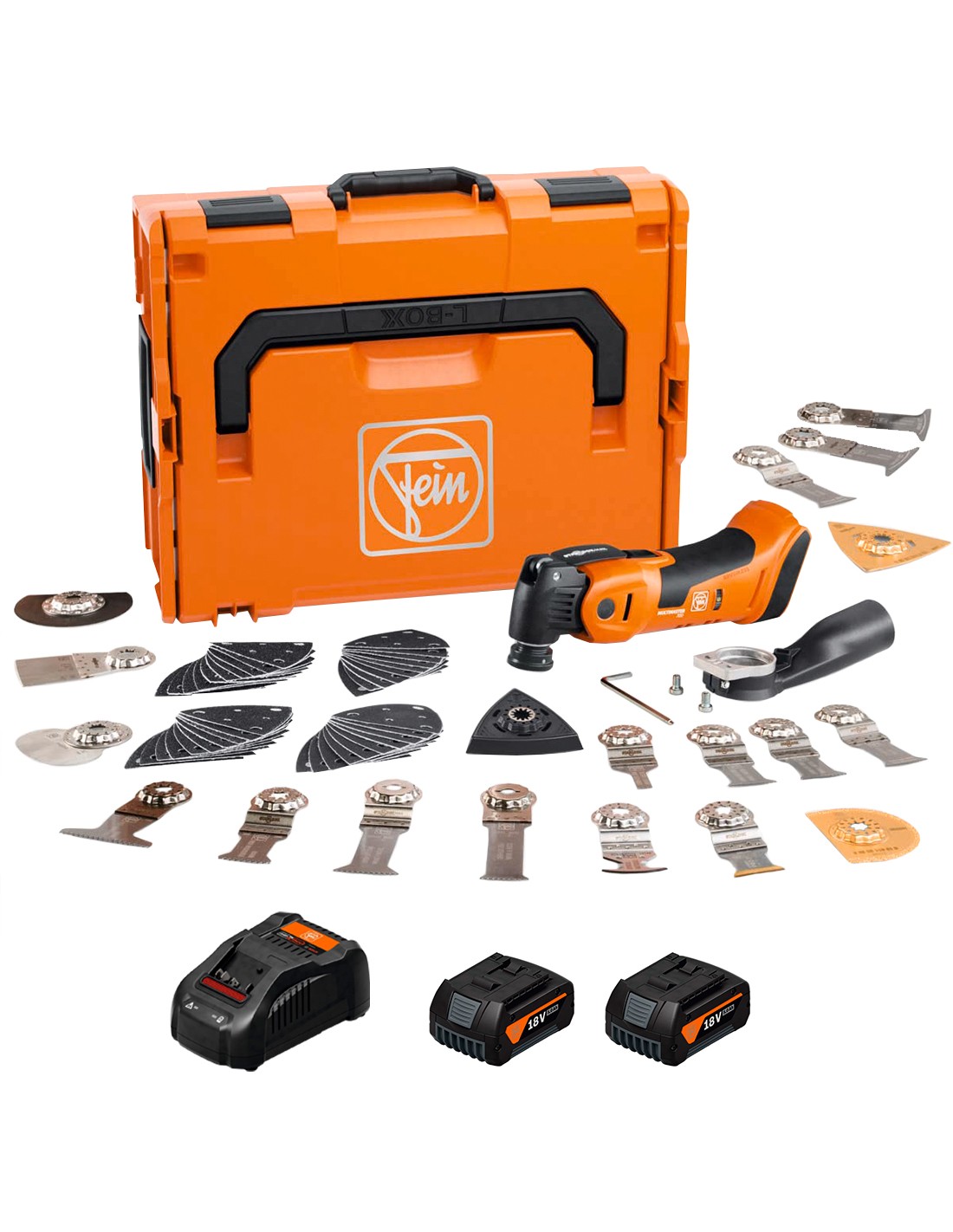 Multi-Herramienta FEIN MULTIMASTER AMM 700 MAX TOP AS (2 x 5,0 Ah + GAL1880CV + L-Boxx 136)