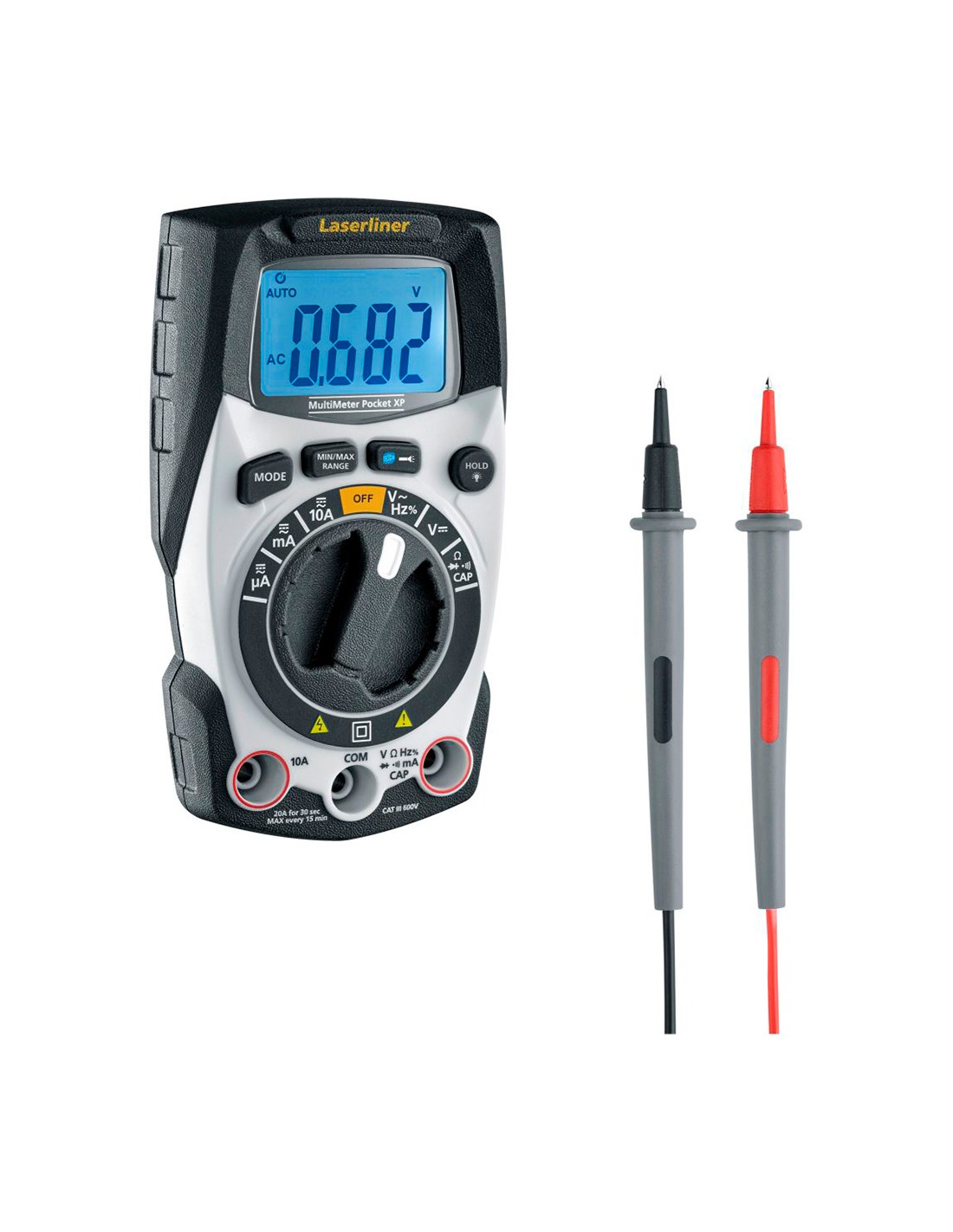 Multímetro LASERLINER 083.036A - MultiMeter Pocket XP