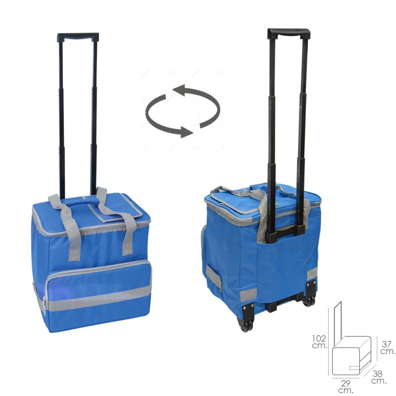 Nevera Bolsa Térmica PAPILLON Azul 38 Litros Trolley