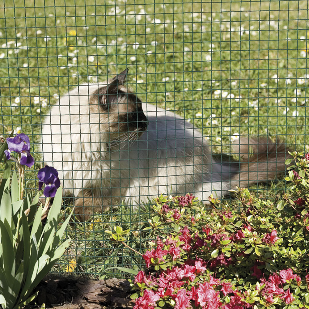 Malla Soldada Plastificada 12,7x12,7cm. 1X5m.