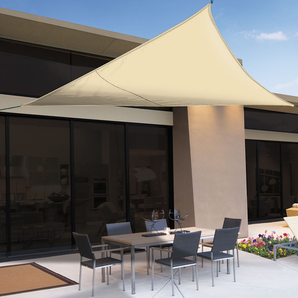 Toldo Vela sombreadora Nortene Sunnet Poliéster 5x5x5 m Beige
