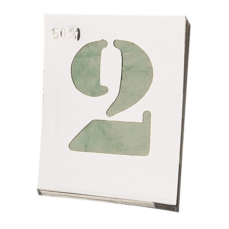 Numeracion Egypt Aluminio Rotular 80Mm. 542A80