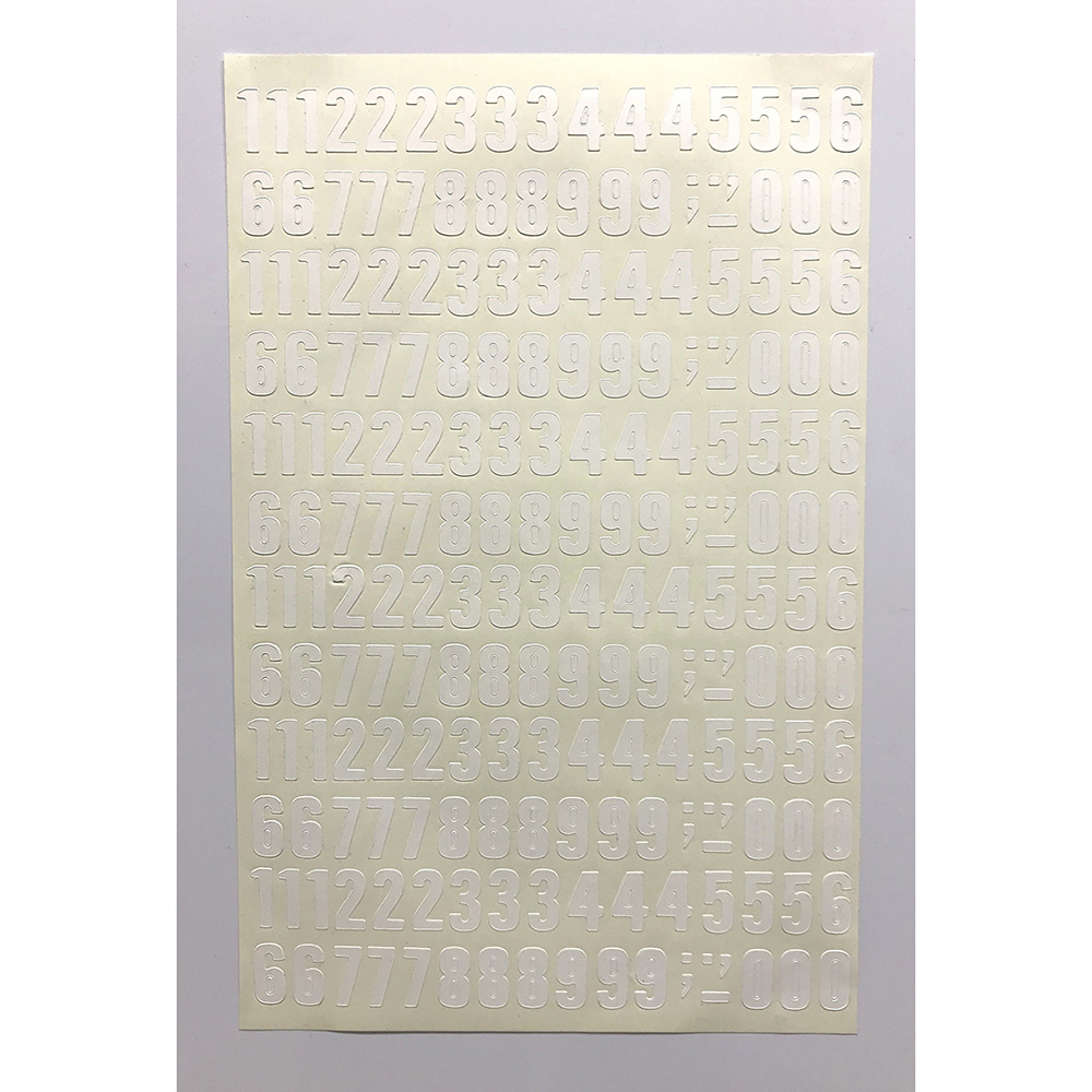 Numero Folio 20Mm Blanco