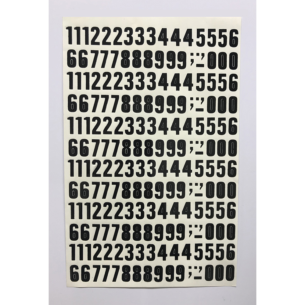 Numero Folio 20Mm Negra