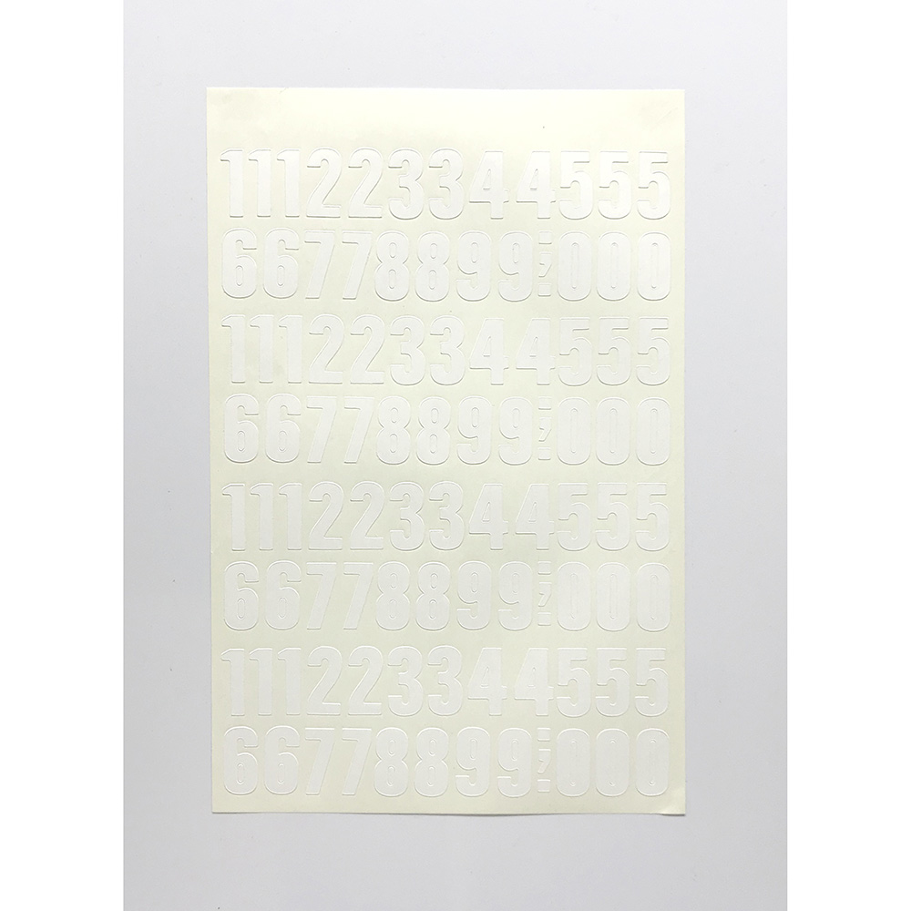 Numero Folio 30Mm Blanco