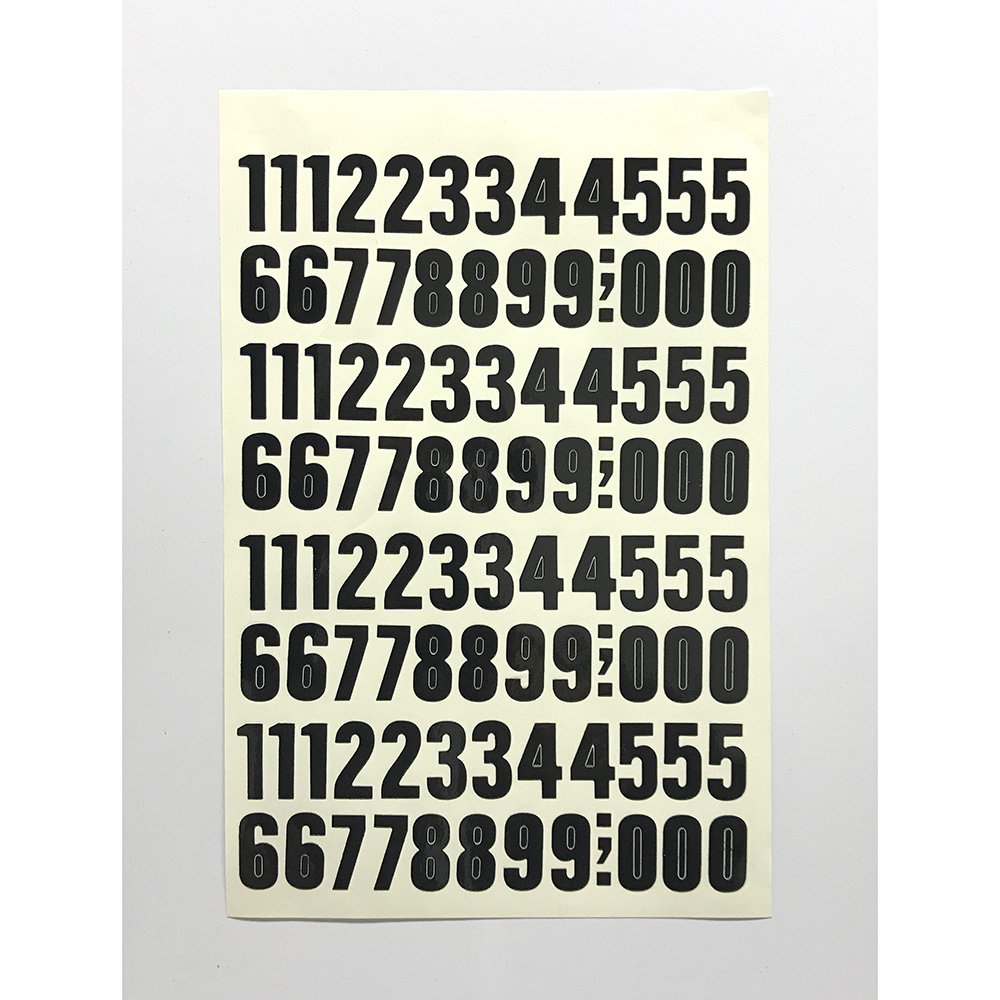 Numero Folio 30Mm Negra