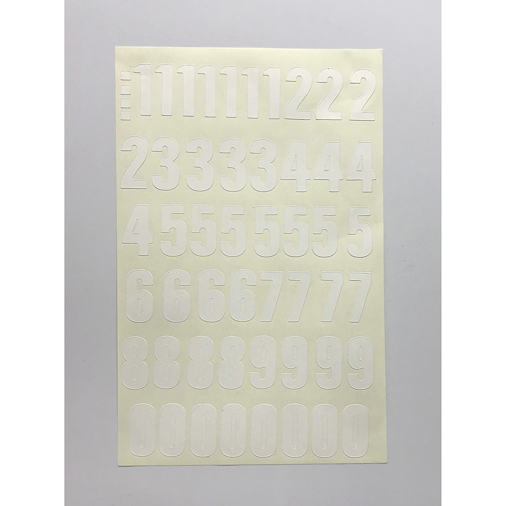 Numero Folio 40Mm Blanco