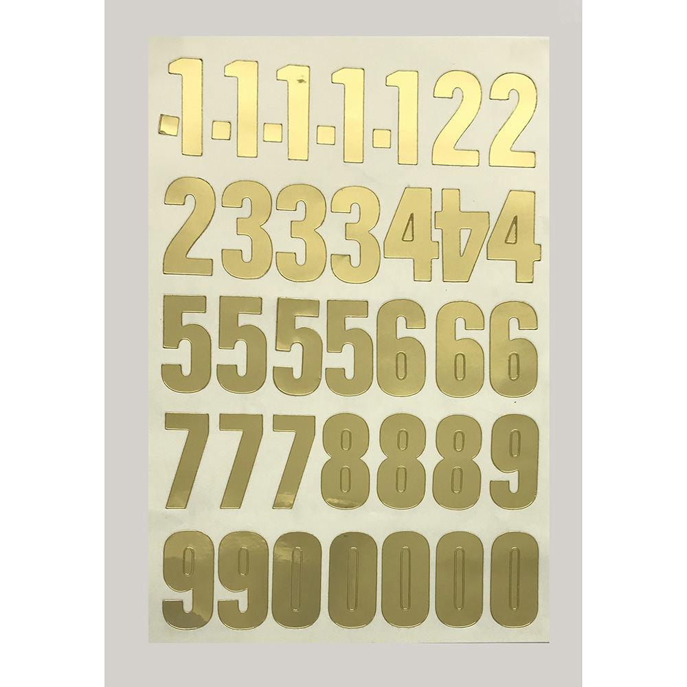 Numero Folio 50Mm Oro