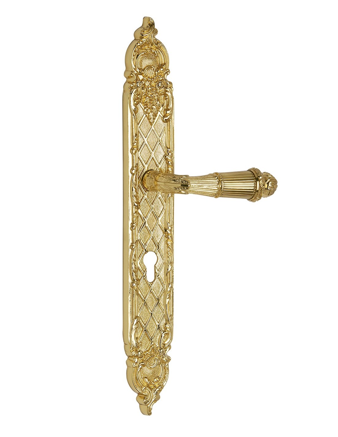 OA1620 85Y. manilla placa. oro baño 24k.