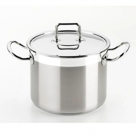 Olla bra profesional 30 cm con tapa inox