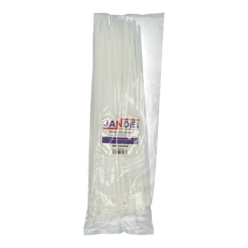 Pack 100 Bridas Translúcidas 4.8 * 300mm