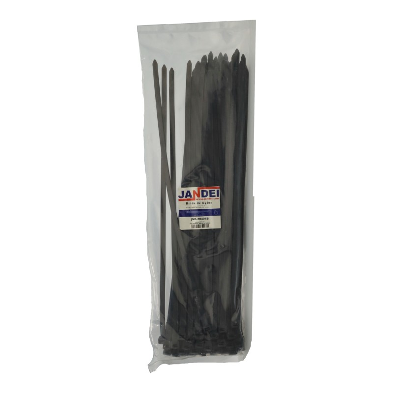 Pack 100 Bridas Negras 7.6 * 400mm