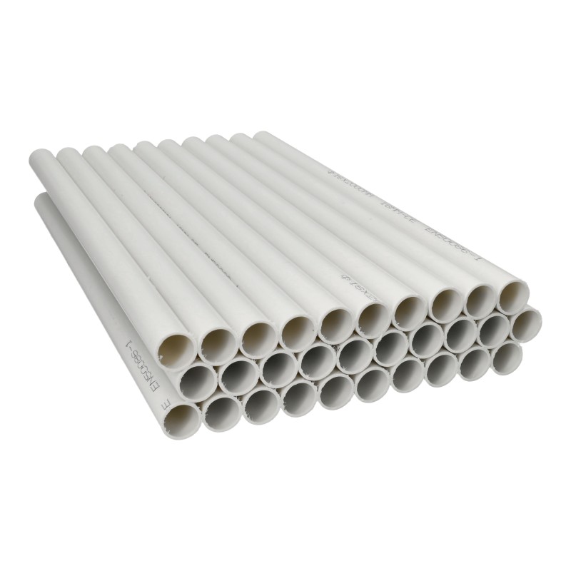 Pack 30 Uds. Tubo Para Cables Blanco 2 metros Diámetro 16mm