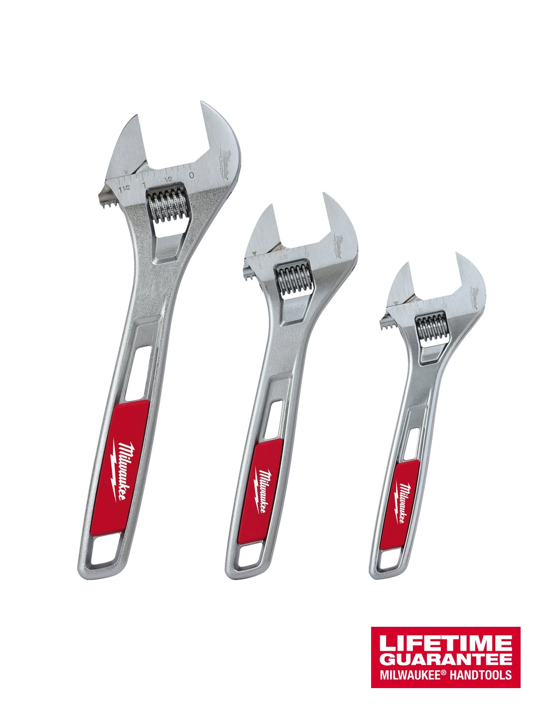 Pack de 3 llaves ajustables Milwaukee