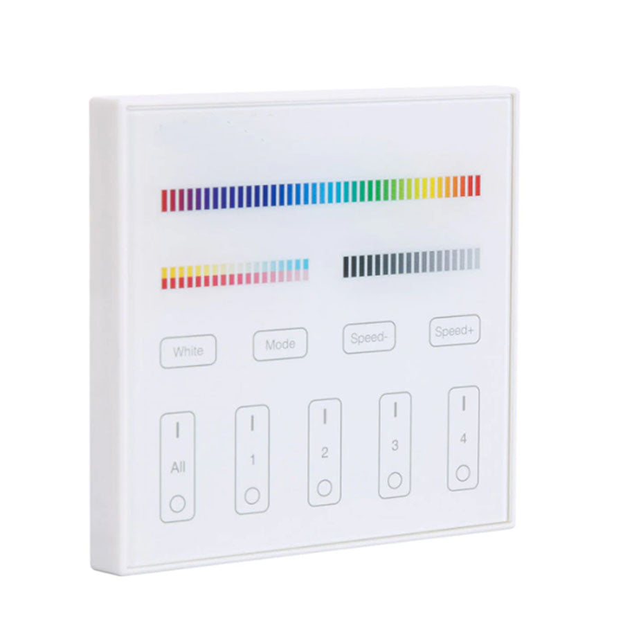 Controlador Regulador LED Panel Táctil RGB + CCT por Zonas